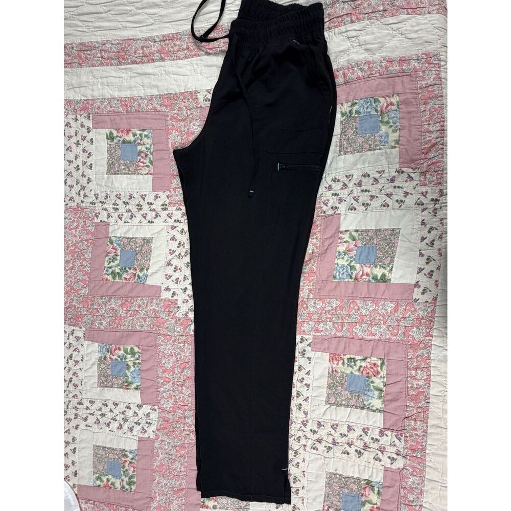 Scrubstar Women's Fashion Premium Performance Yoga Scrub Pants ~ Black